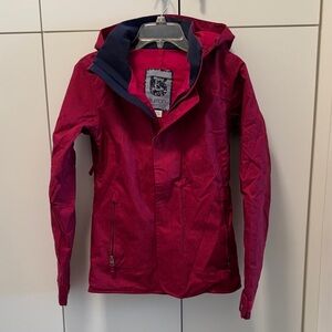 Burton Burgundy Hooded Ski Jacket